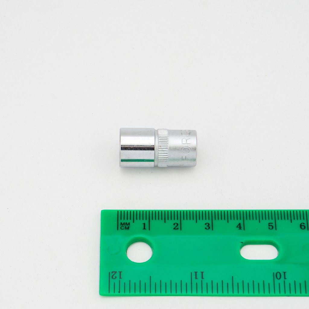 FORCE Short Socket 1/4" 6-Point NO.11/32", Model 52511.32 photo 5