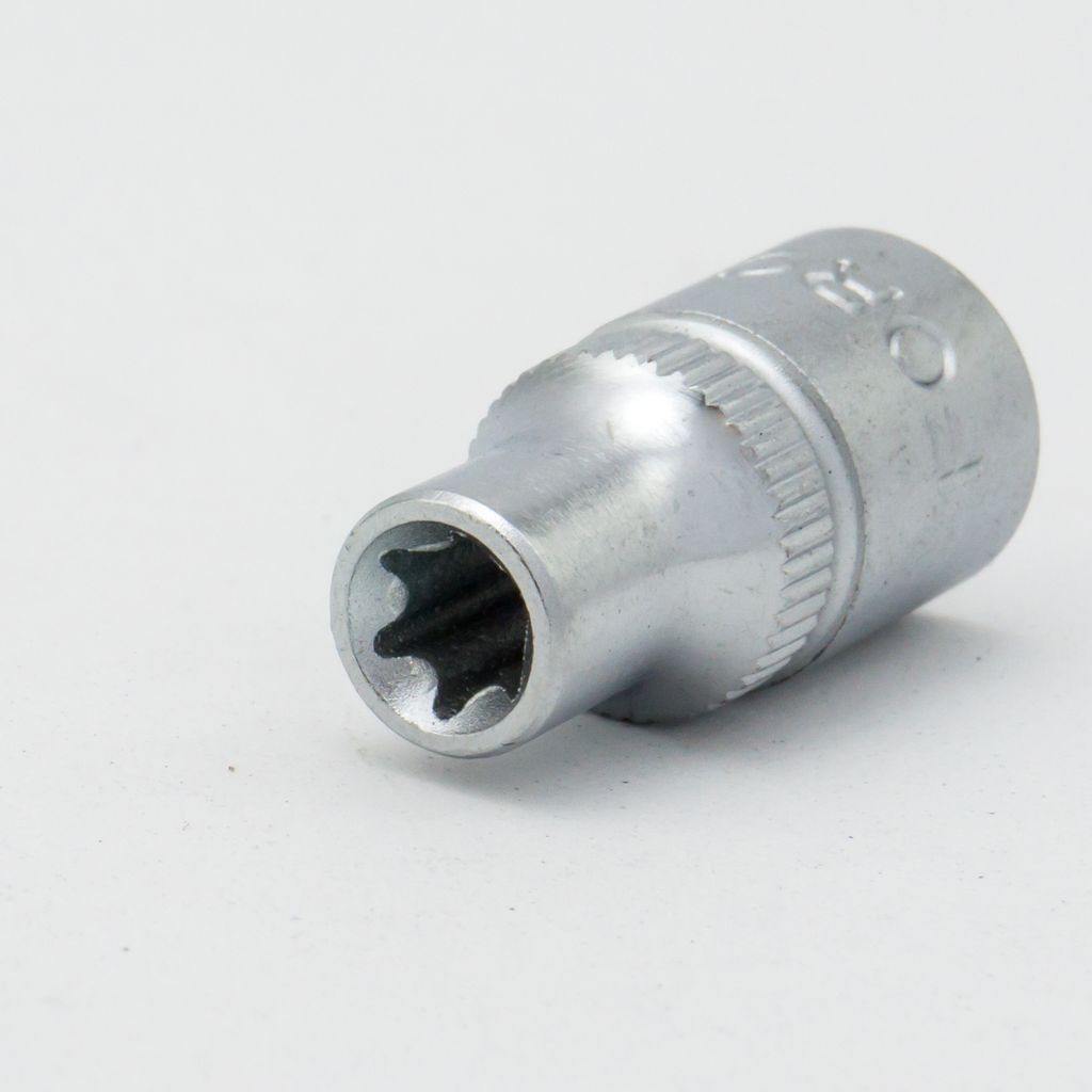 ลูกบ๊อกซ์หัวจีบ 1/4" 25MM ขนาด E6 FORCE รุ่น 52606 รูปที่ 3