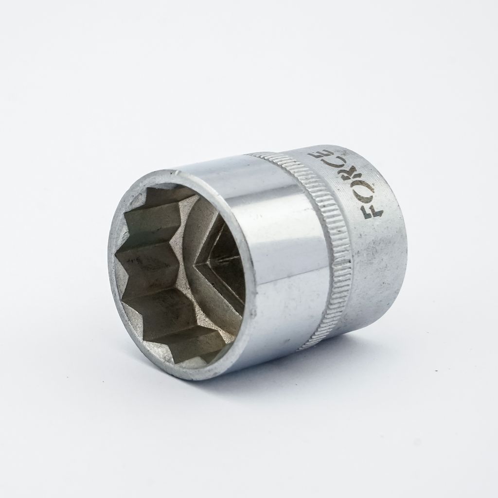 FORCE Socket SQ.DR3/8" Size 13/16" (12PT), Model 53813.16 photo 3