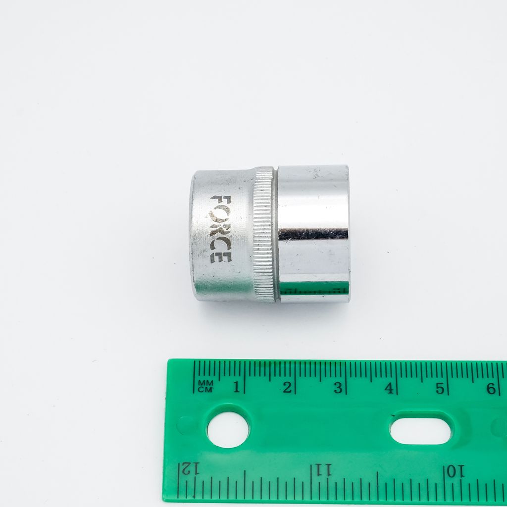 FORCE Socket SQ.DR3/8" Size 13/16" (12PT), Model 53813.16 photo 5