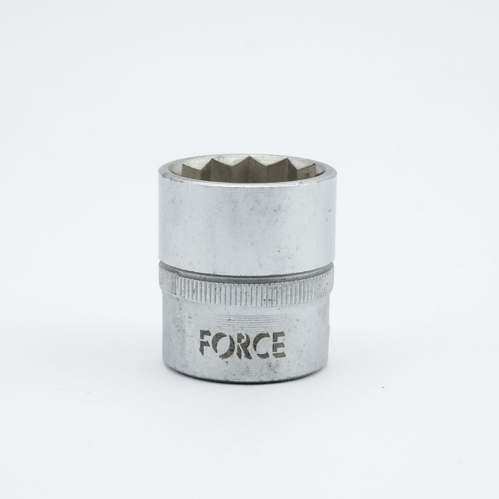 FORCE Socket SQ.DR3/8" Size 13/16" (12PT), Model 53813.16 photo 4