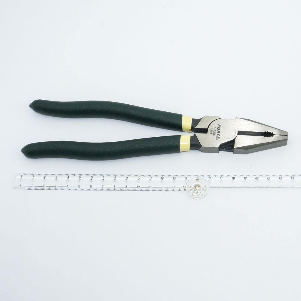 คีมปากตรง ด้ามหุ้มยาง 8.5" FORCE รุ่น 611215 รูปที่ 4
