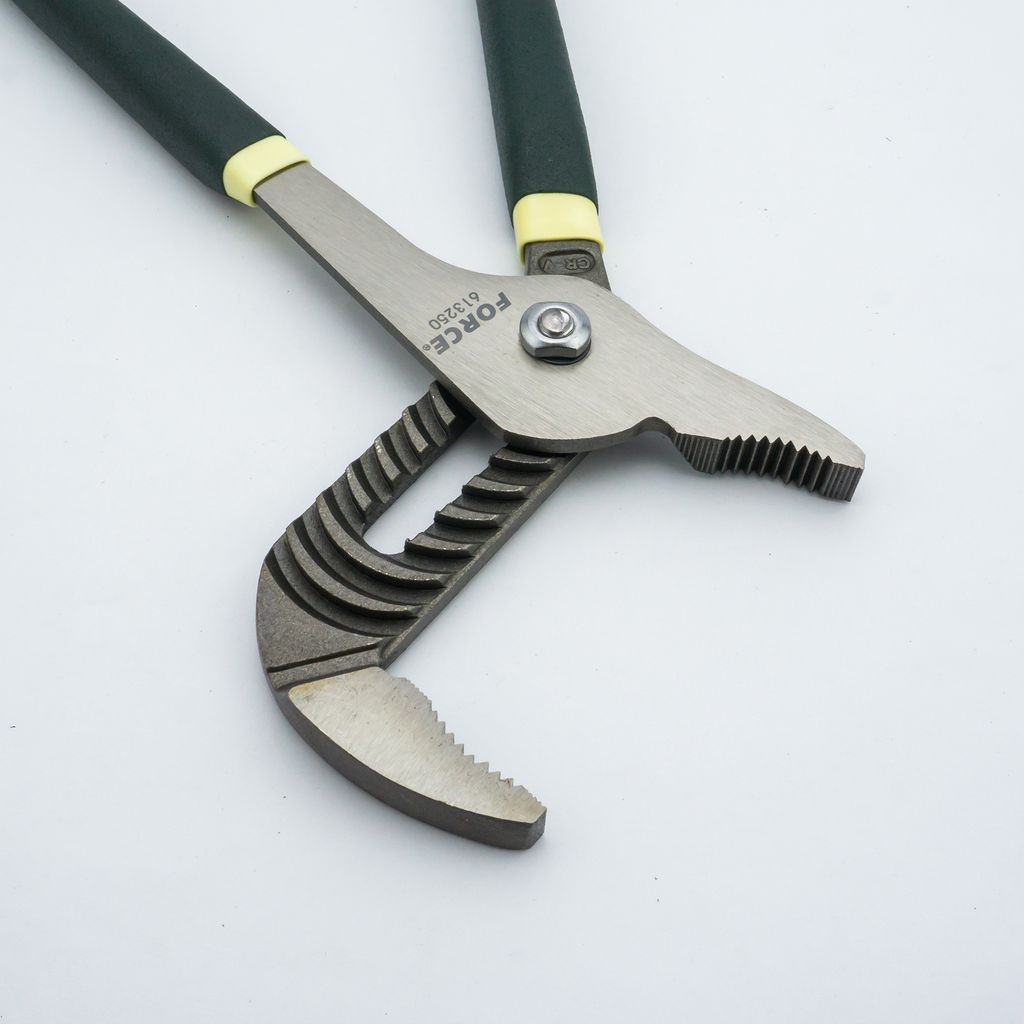 FORCE Water Pump Pliers, Rubber Grip, 10", Model 613250 photo 3