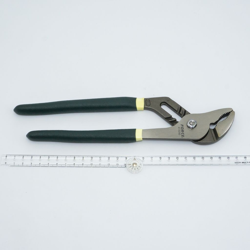 FORCE Water Pump Pliers, Rubber Grip, 10", Model 613250 photo 4