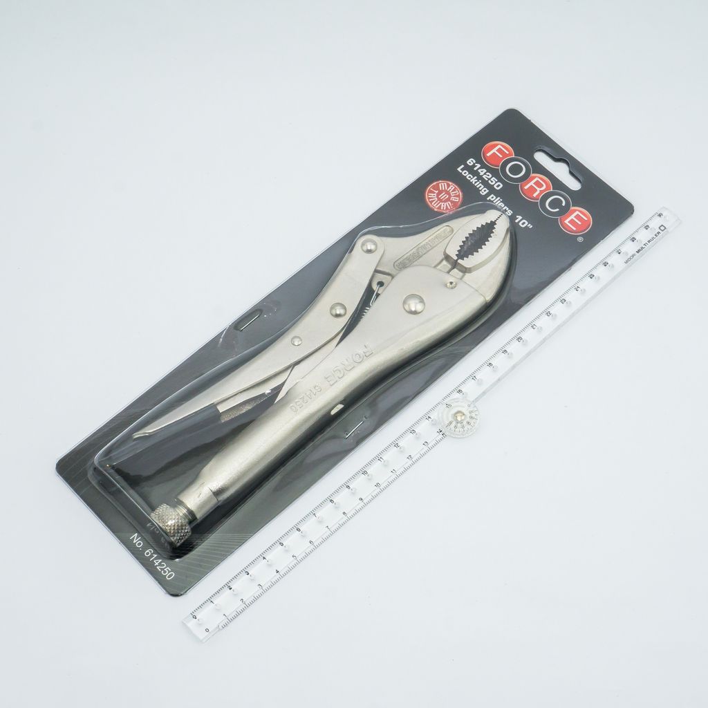 FORCE Standard Curved Jaw Locking Pliers 10", Model 614250 photo 5