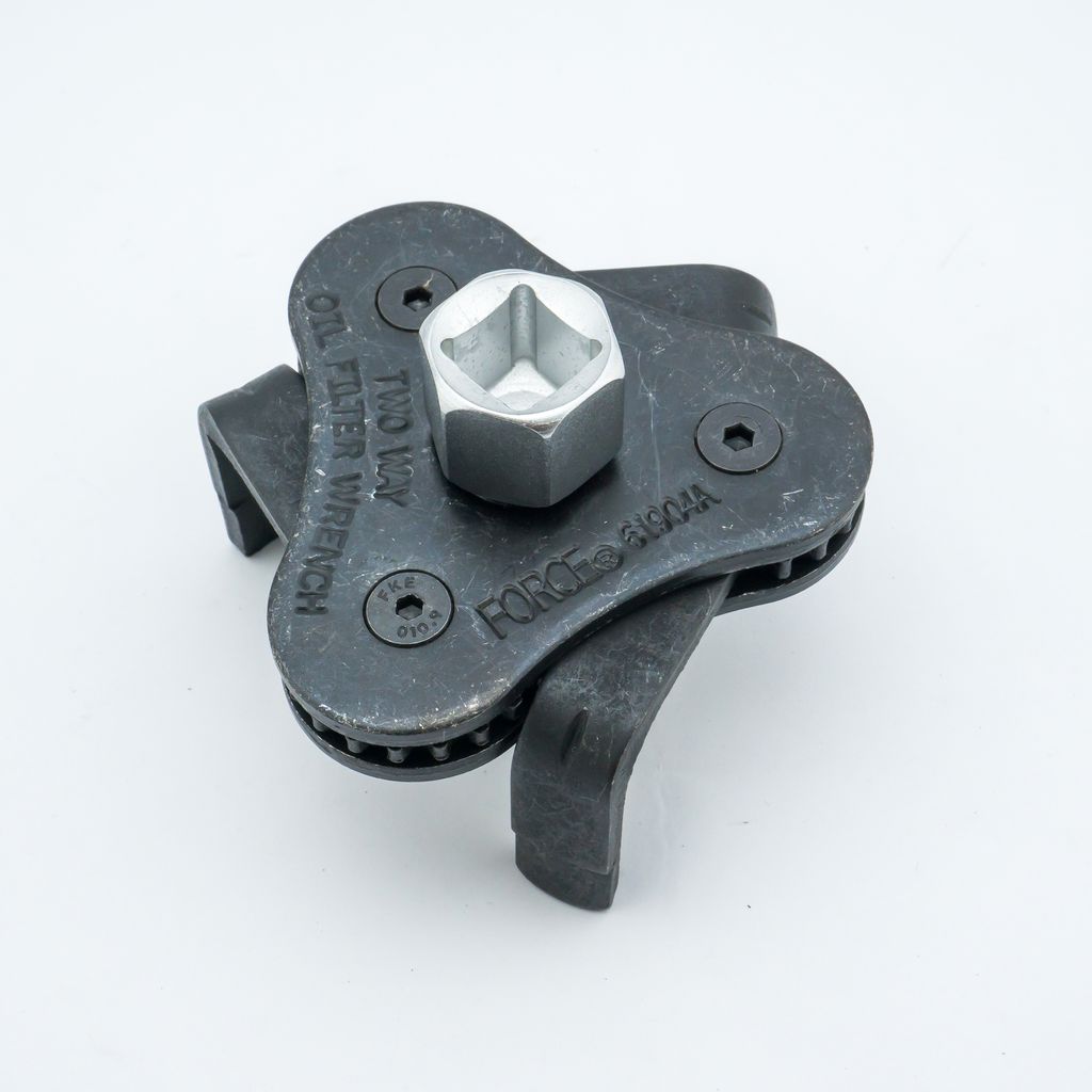 FORCE Oil Filter Wrench, 3-Jaw/2-Way, Model 61904A photo 4