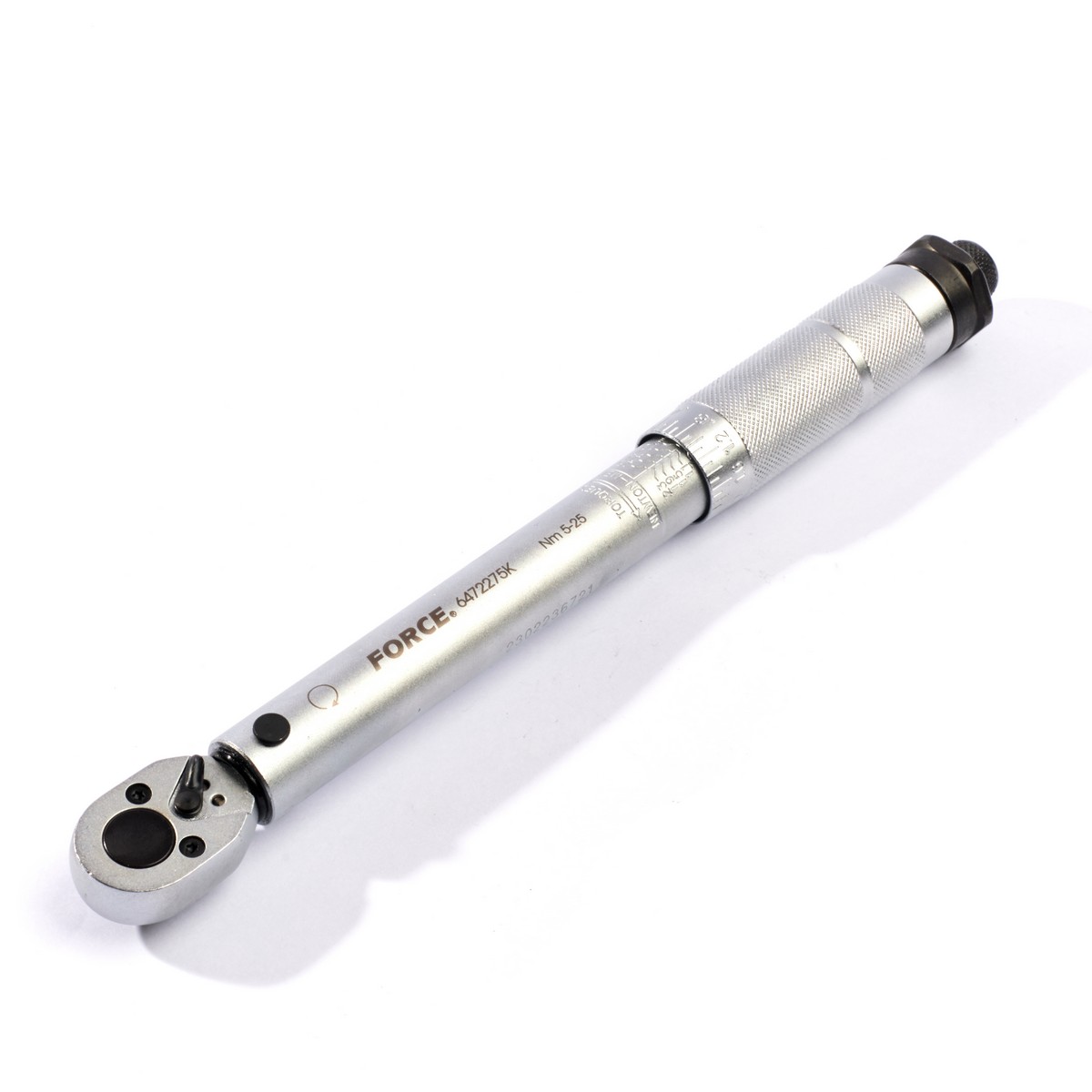 ประแจทอร์ค 5-25NM ด้ามเหล็ก 1/4" FORCE รุ่น 6472275K ราคา ฿2,300