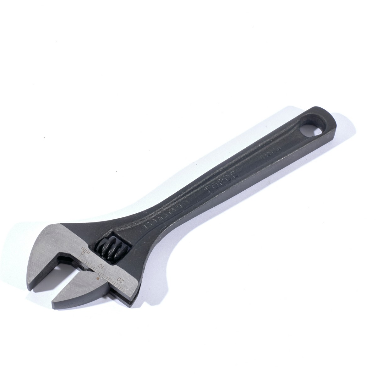 FORCE Black-Plated Adjustable Wrench 6", Max. Opening 20 mm, Model 649150 price ฿384