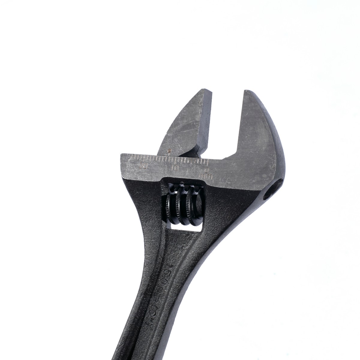 FORCE Black-Plated Adjustable Wrench 6", Max. Opening 20 mm, Model 649150 photo 4