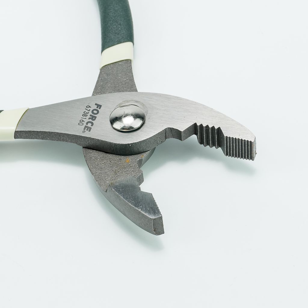 FORCE Slip Joint Pliers, Rubber Grip, 6.3", Model 673B160 photo 3