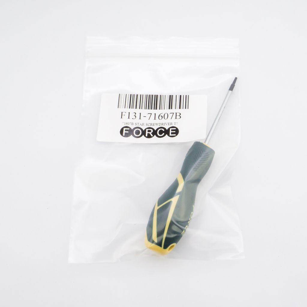 FORCE 71607 Torx Screwdriver, Rubber Grip, T7, Model 71607B photo 5