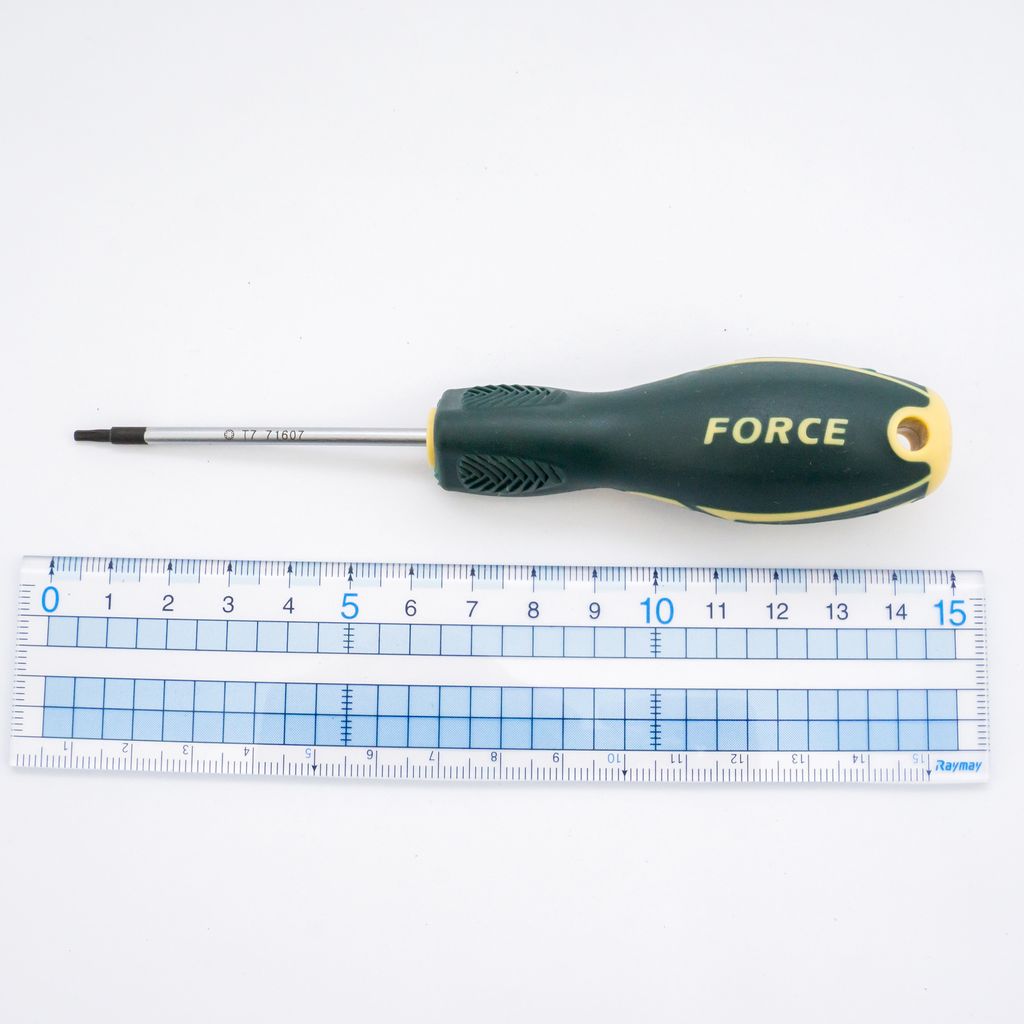 FORCE 71607 Torx Screwdriver, Rubber Grip, T7, Model 71607B photo 4