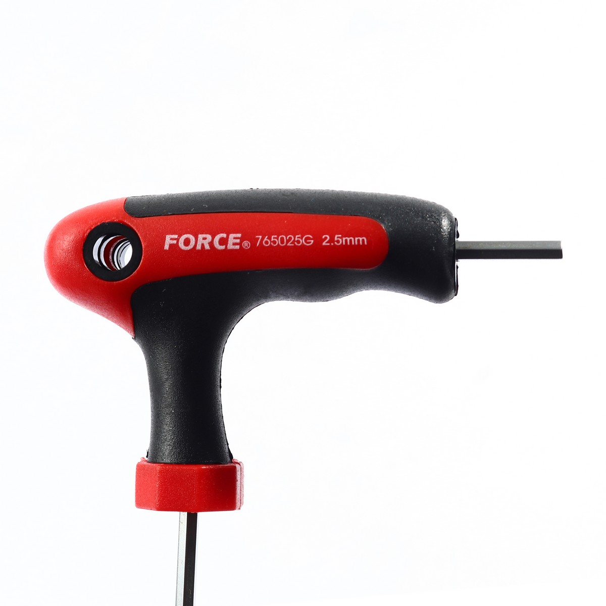 ประแจแอลหัวบอล ด้ามยาง เบอร์ 2.5 FORCE รุ่น 765025G รูปที่ 2