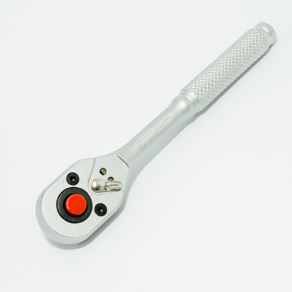 FORCE Oval-Head Ratchet Handle 1/4", 125mm Long, 24 Teeth, Model 80224 price ฿348