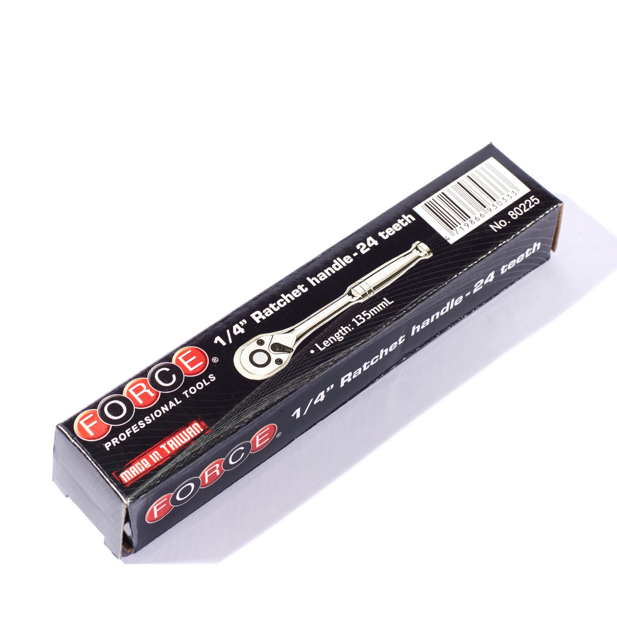 ด้ามฟรีด้ามเงา 1/4" ยาว135มม 24ฟัน FORCE รุ่น 80225 รูปที่ 5