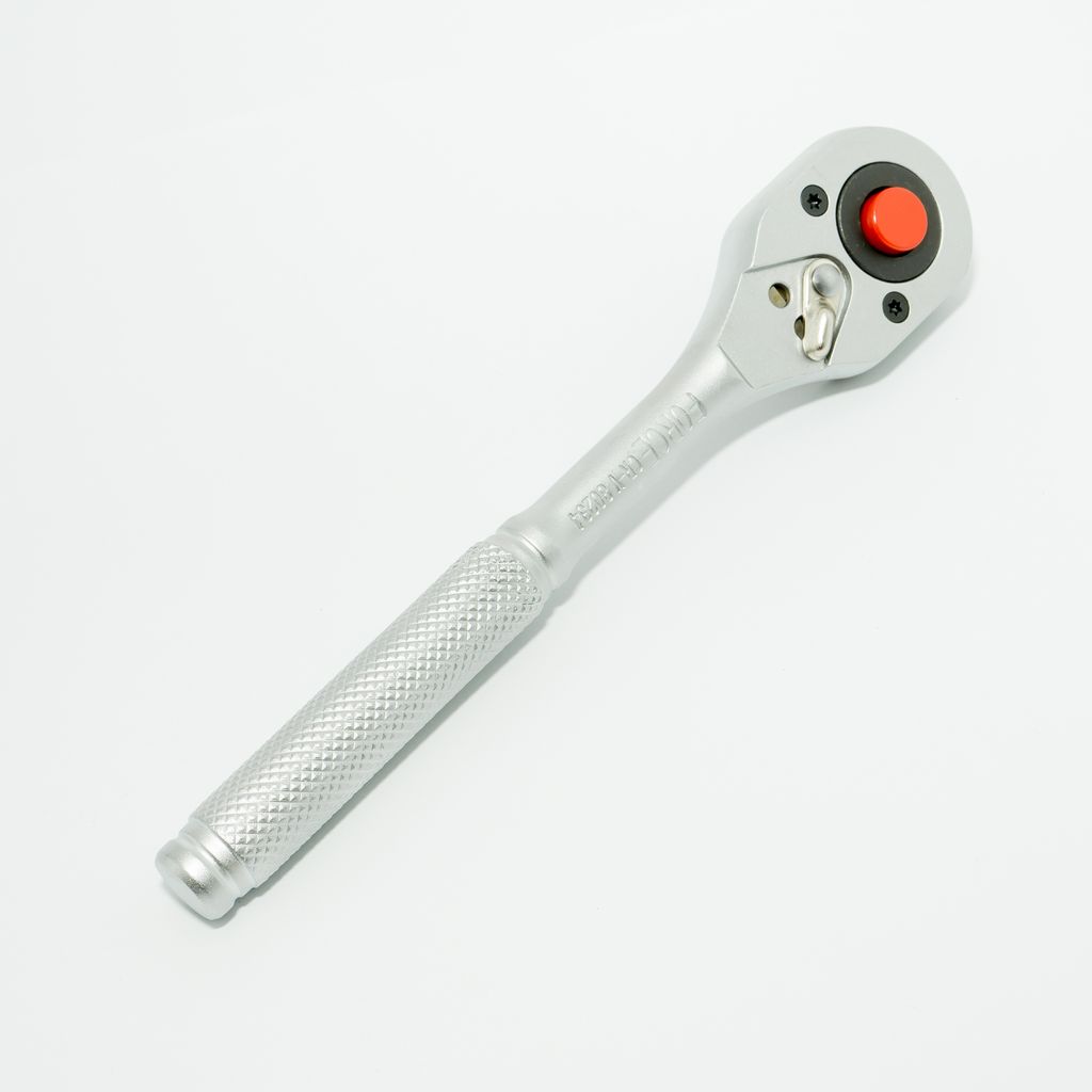 FORCE Round-Head Ratchet Handle 3/8", 24 Teeth, L175mm, Model 80234 photo 2