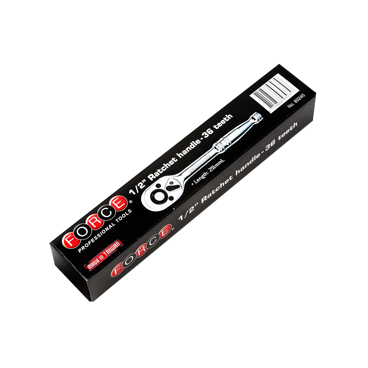 ด้ามฟรีหัวมน 1/2"ขัดเงา ฟัน36ซี่ FORCE รุ่น 80245 รูปที่ 4