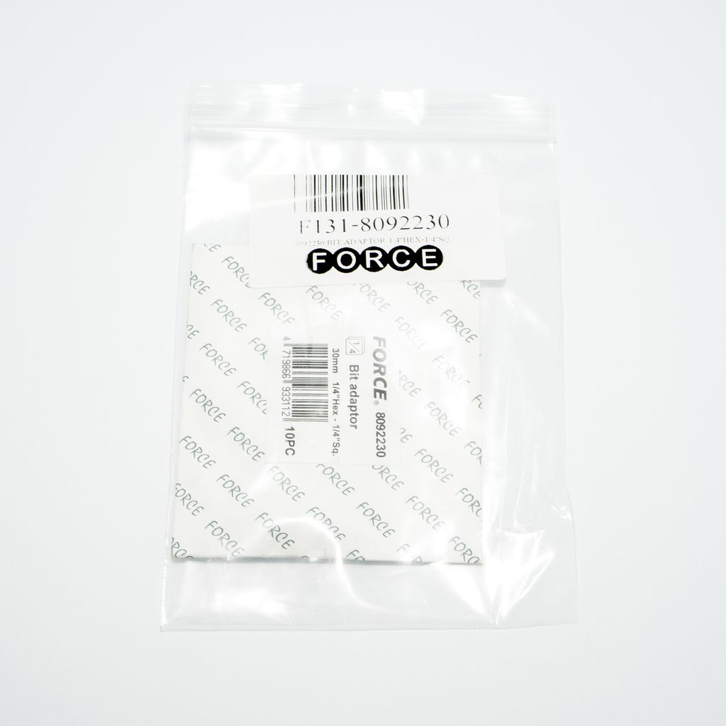 อแดปเตอร์ 1/4" HEX-1/4"SQ. 30มม. FORCE รุ่น 8092230 รูปที่ 5