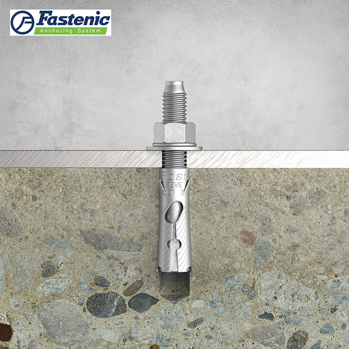 พุกเหล็ก 1/2" FASTENIC รุ่น ST-12*95-HDG รูปที่ 4
