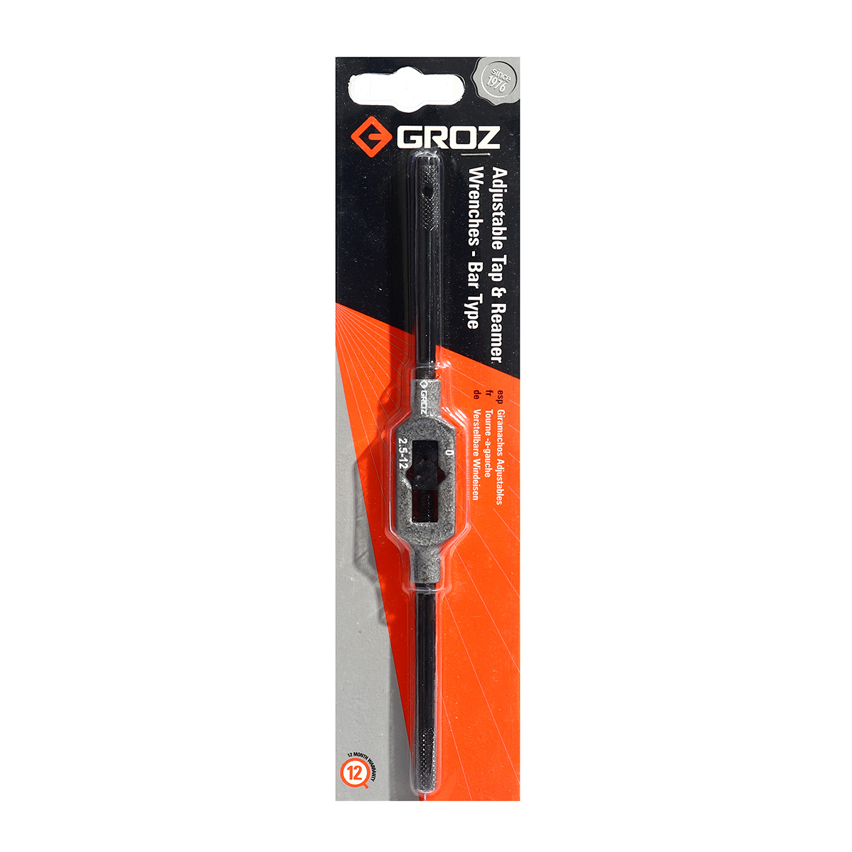 ด้ามต๊าปตัวผู้ M1-12(0-1/2") GROZ รุ่น ARWR/SG/0 รูปที่ 4