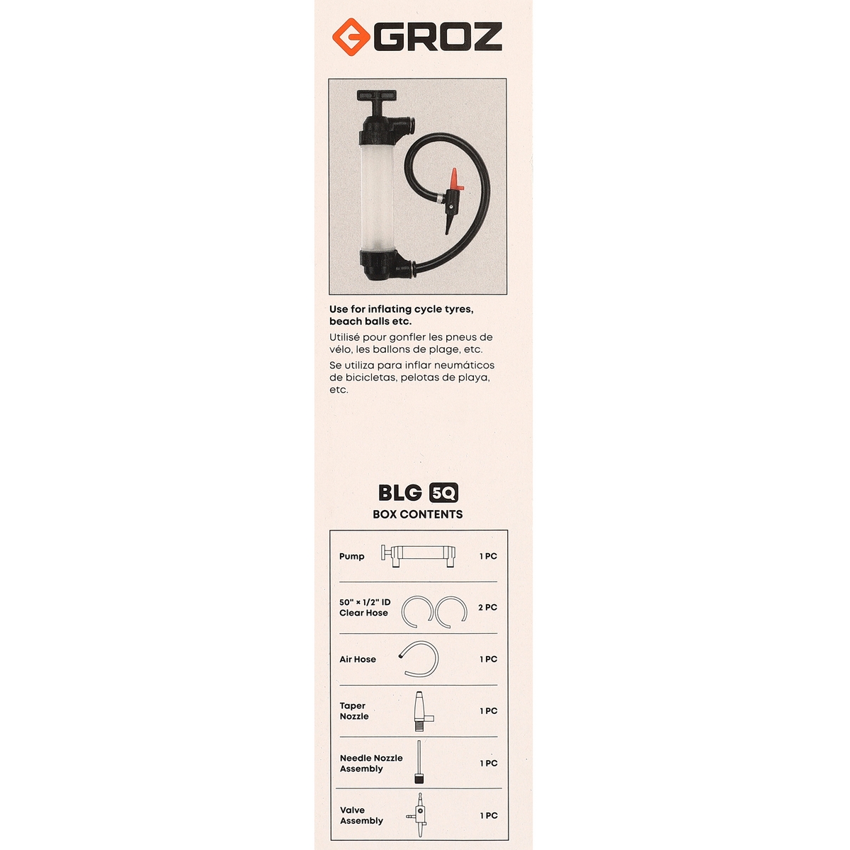 ชุดทรานเฟอร์ปั๊ม GROZ รุ่น BLG/5Q รูปที่ 4