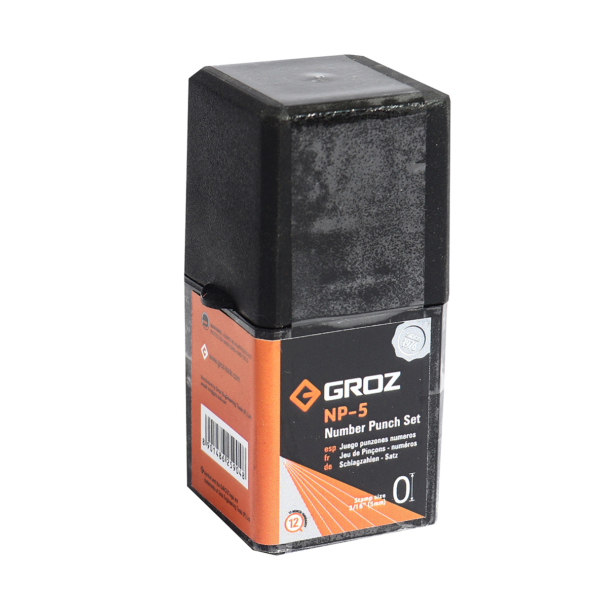 เหล็กตอกตัวเลข 5 MM GROZ รุ่น NP/5 รูปที่ 2