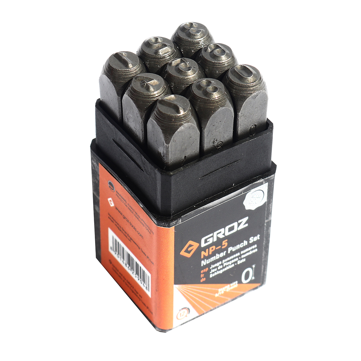 เหล็กตอกตัวเลข 5 MM GROZ รุ่น NP/5 รูปที่ 3