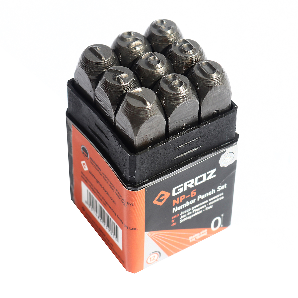เหล็กตอกตัวเลข 6 MM GROZ รุ่น NP/6 รูปที่ 3