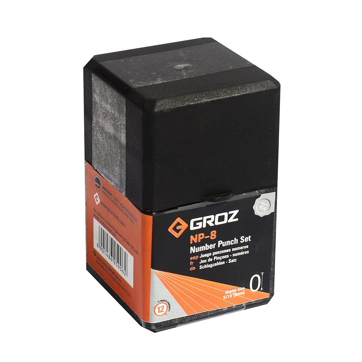 เหล็กตอกตัวเลข 8 MM GROZ รุ่น NP/8 รูปที่ 2