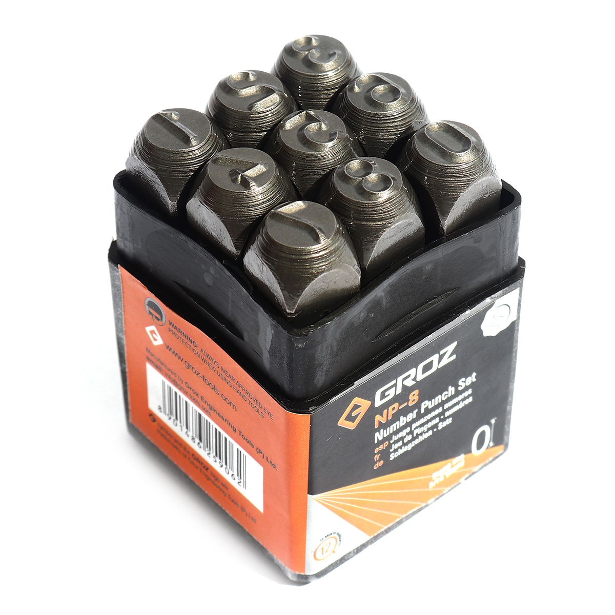 เหล็กตอกตัวเลข 8 MM GROZ รุ่น NP/8 รูปที่ 3