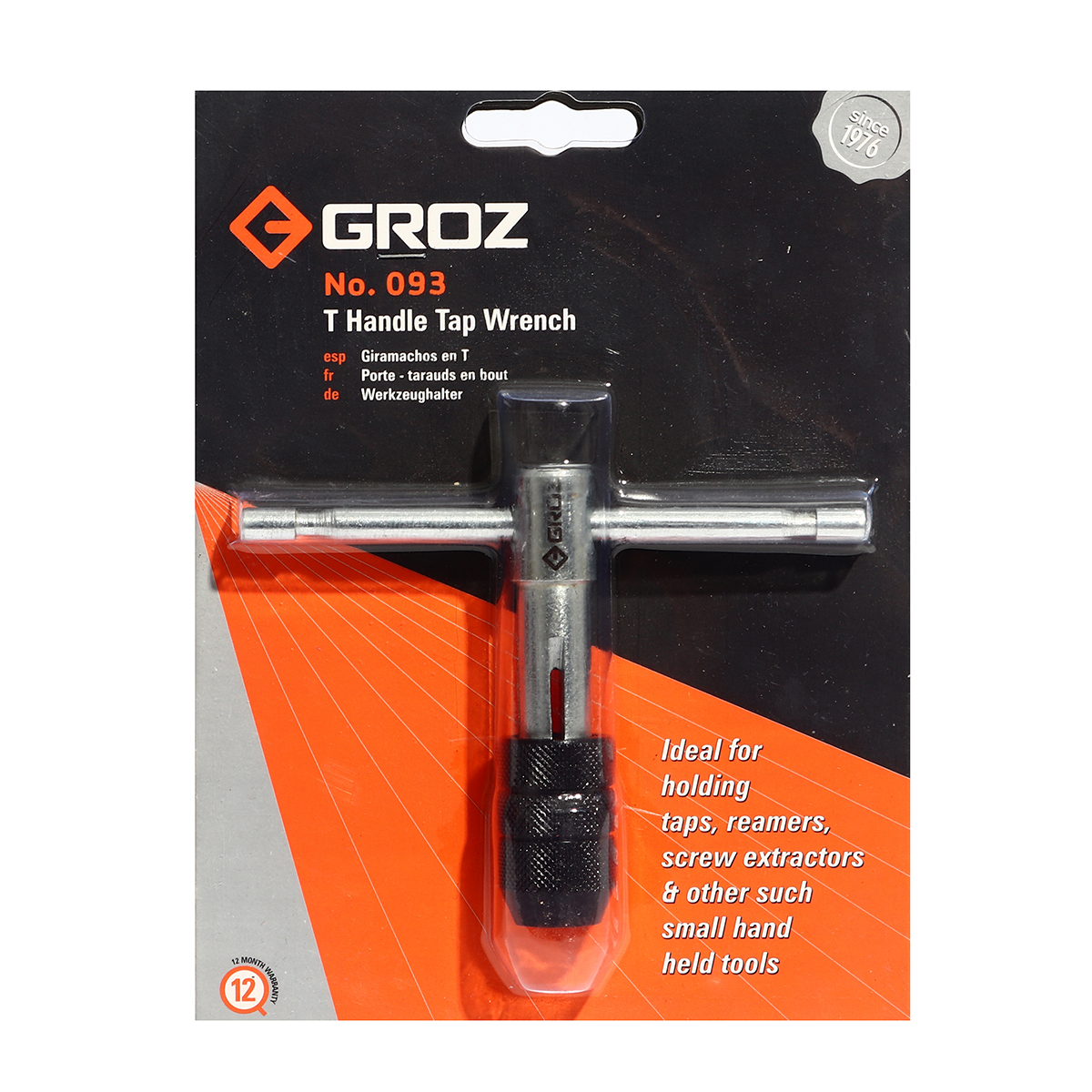 ด้ามจับดอกต๊าปตัวที M6-M12 GROZ รุ่น TW/1-2 รูปที่ 4