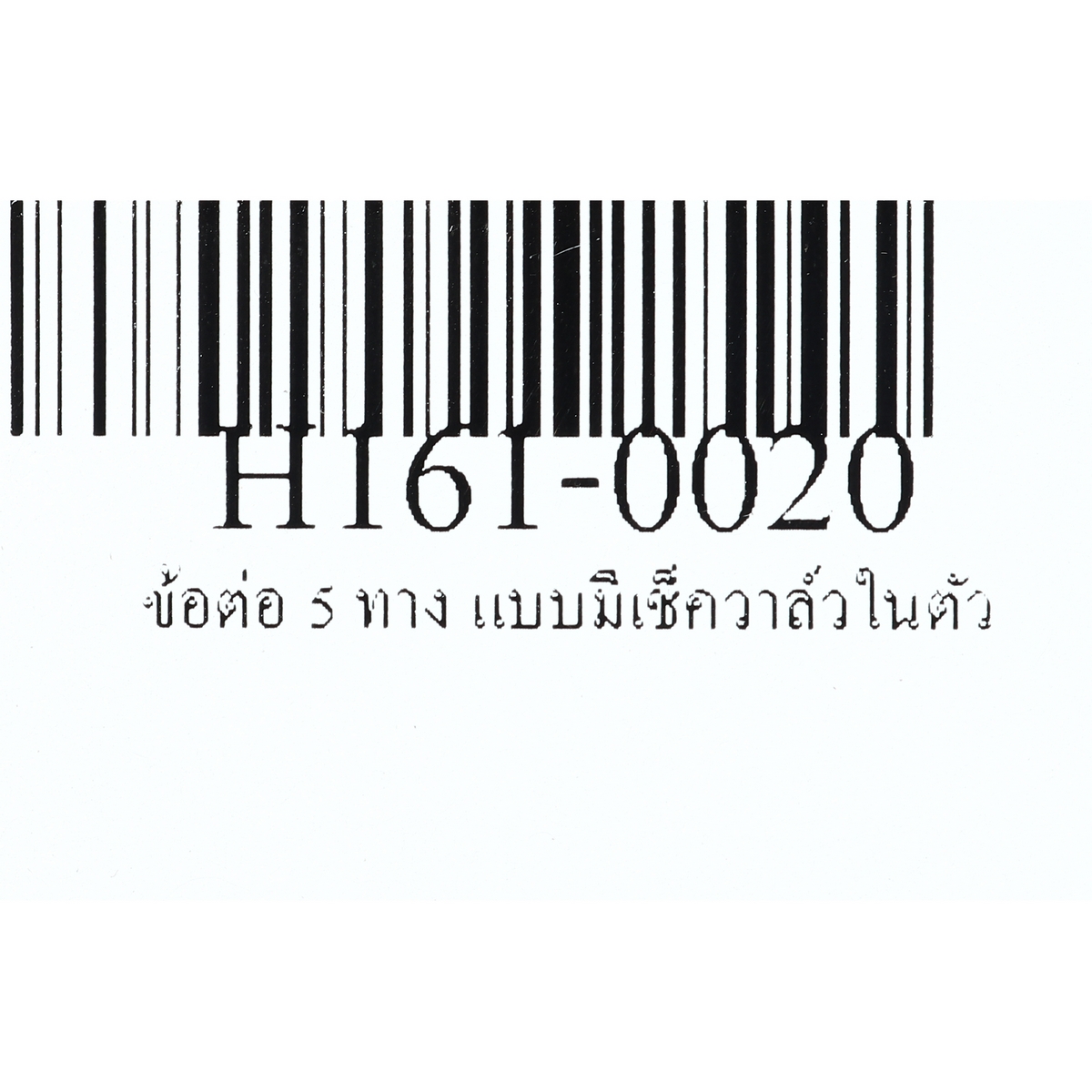 ข้อต่อ 5 ทาง แบบมีเช็ควาล์วในตัว HAITUN รูปที่ 5