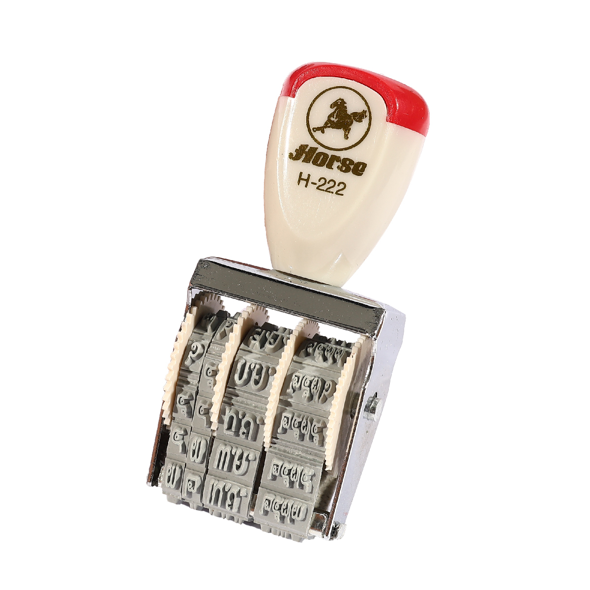 ตรายางวันที่ เดือนไทย ตัวเลขไทย HORSE รุ่น H-222 ราคา ฿32.4