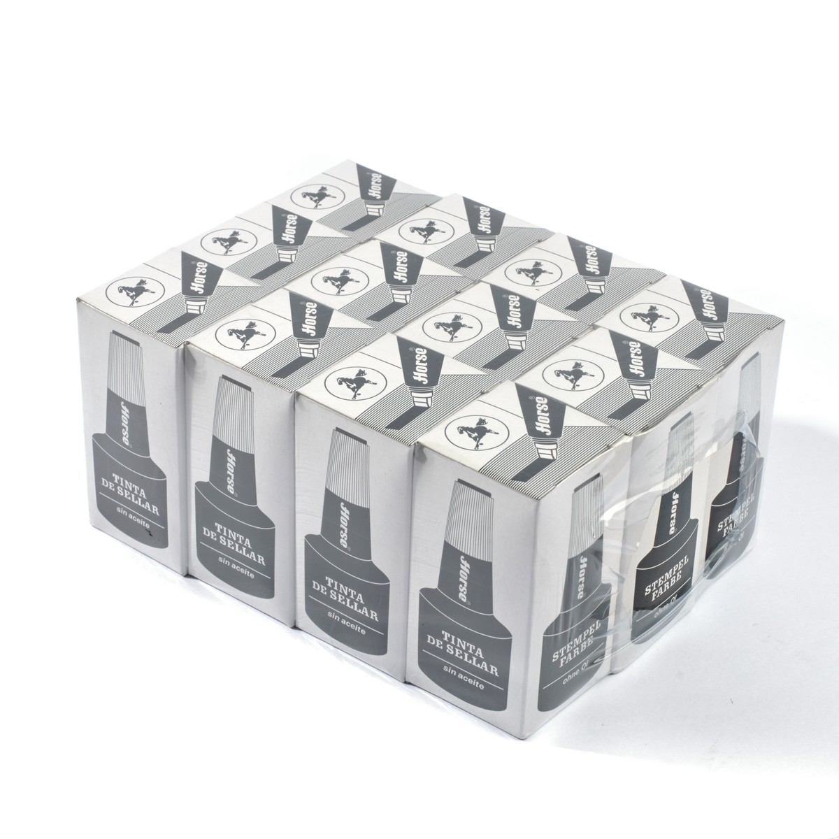 หมึกเติมแท่นประทับ 28 CC - สีดำ HORSE ราคา ฿128.4