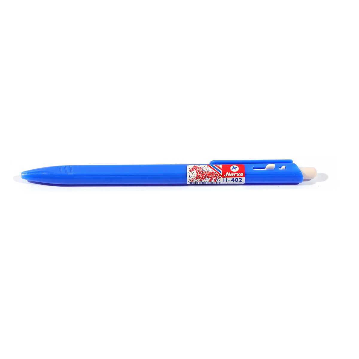 ปากกาลูกลื่น 0.7 มม. H-402 -สีน้ำเงิน HORSE รูปที่ 2