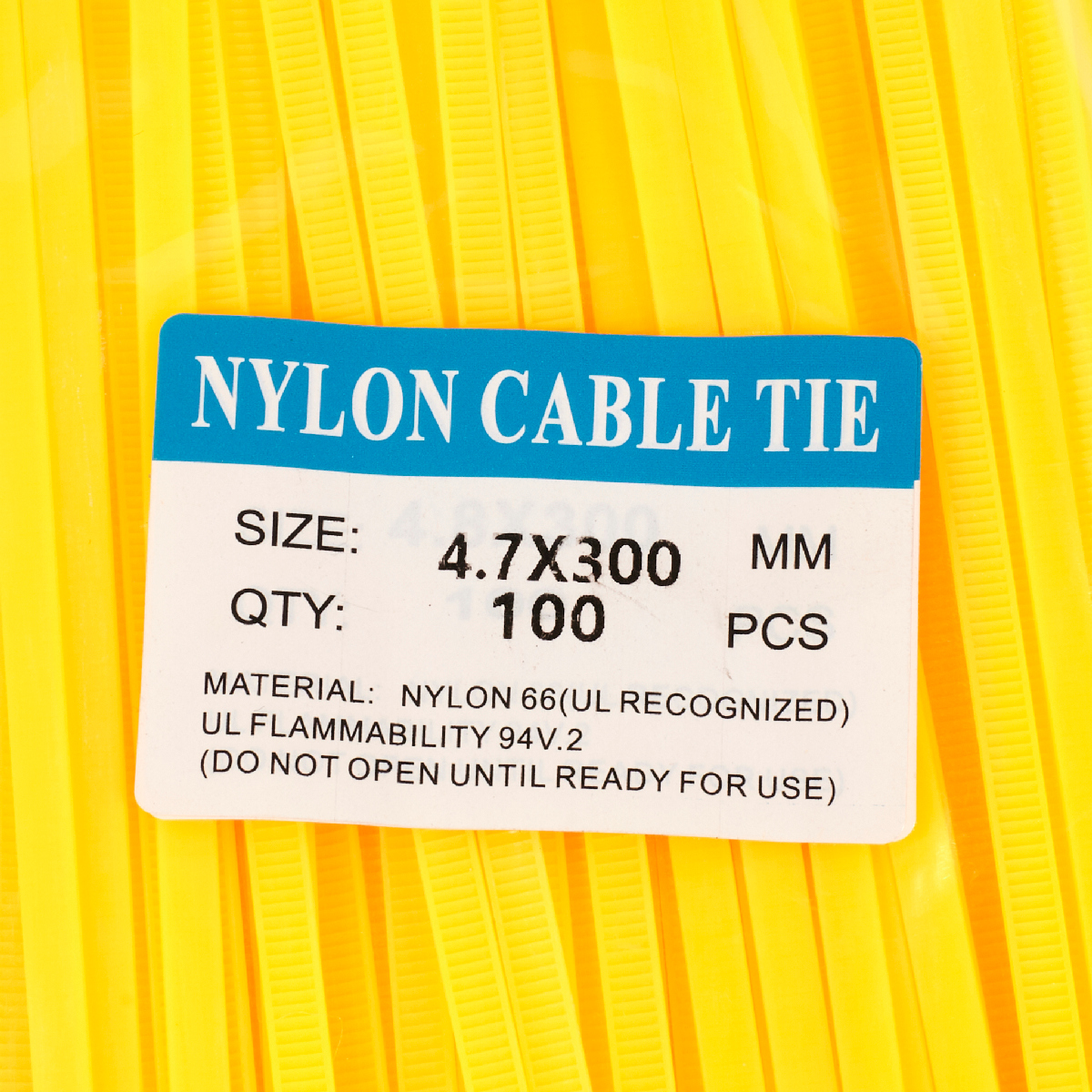 เคเบิ้ลไทร์12"เหลือง(4.7X300)100P แฮนด์ซั่ม รุ่น NCY4730 รูปที่ 2