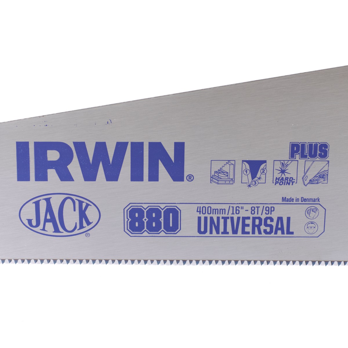 IRWIN PLUS Hand Saw with Rubber Grip Handle Length 16" 7T/8P, Model 10503622 photo 3