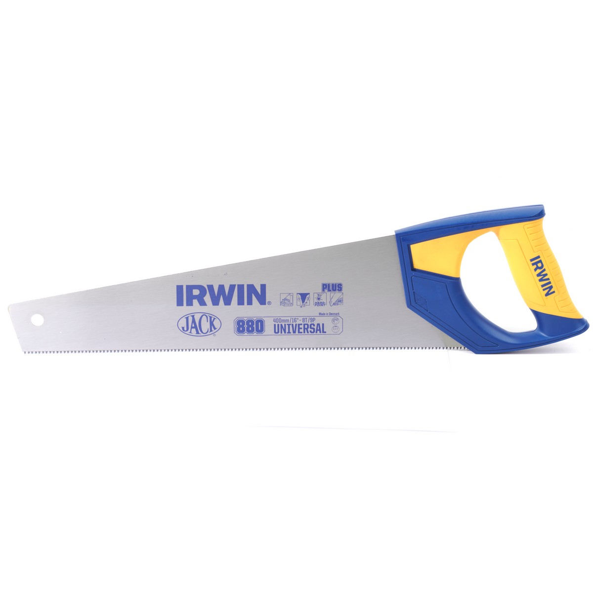 IRWIN PLUS Hand Saw with Rubber Grip Handle Length 16" 7T/8P, Model 10503622 photo 2