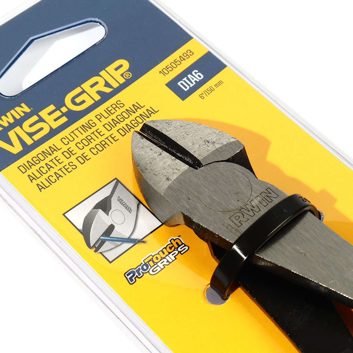 IRWIN VISE GRIP Long Neck Diagonal Cutting Pliers 6 IN, Model 10505493 photo 2