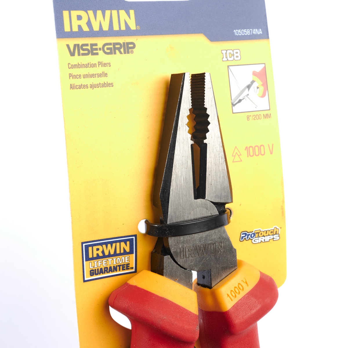 คีมปากตรง VISE GRIP หุ้มฉนวน 8 นิ้ว IRWIN รุ่น 10505874 รูปที่ 2