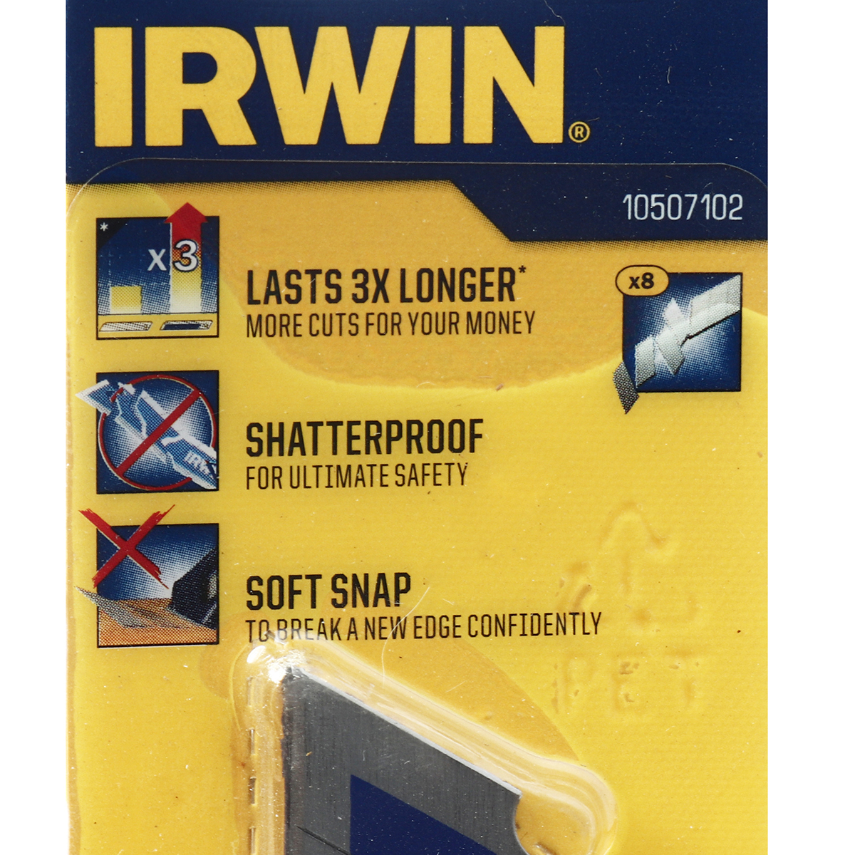 ใบมีดคัทเตอร์ BI-METAL BLUE (5PCS/1PAC) IRWIN รุ่น 10507102 ราคา ฿204