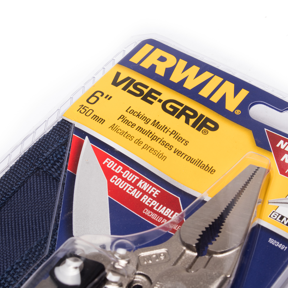 คีมล็อคปากแหลม 6" มีดพับพร้อมกระเป๋าพกพา IRWIN รุ่น T1923491 รูปที่ 3