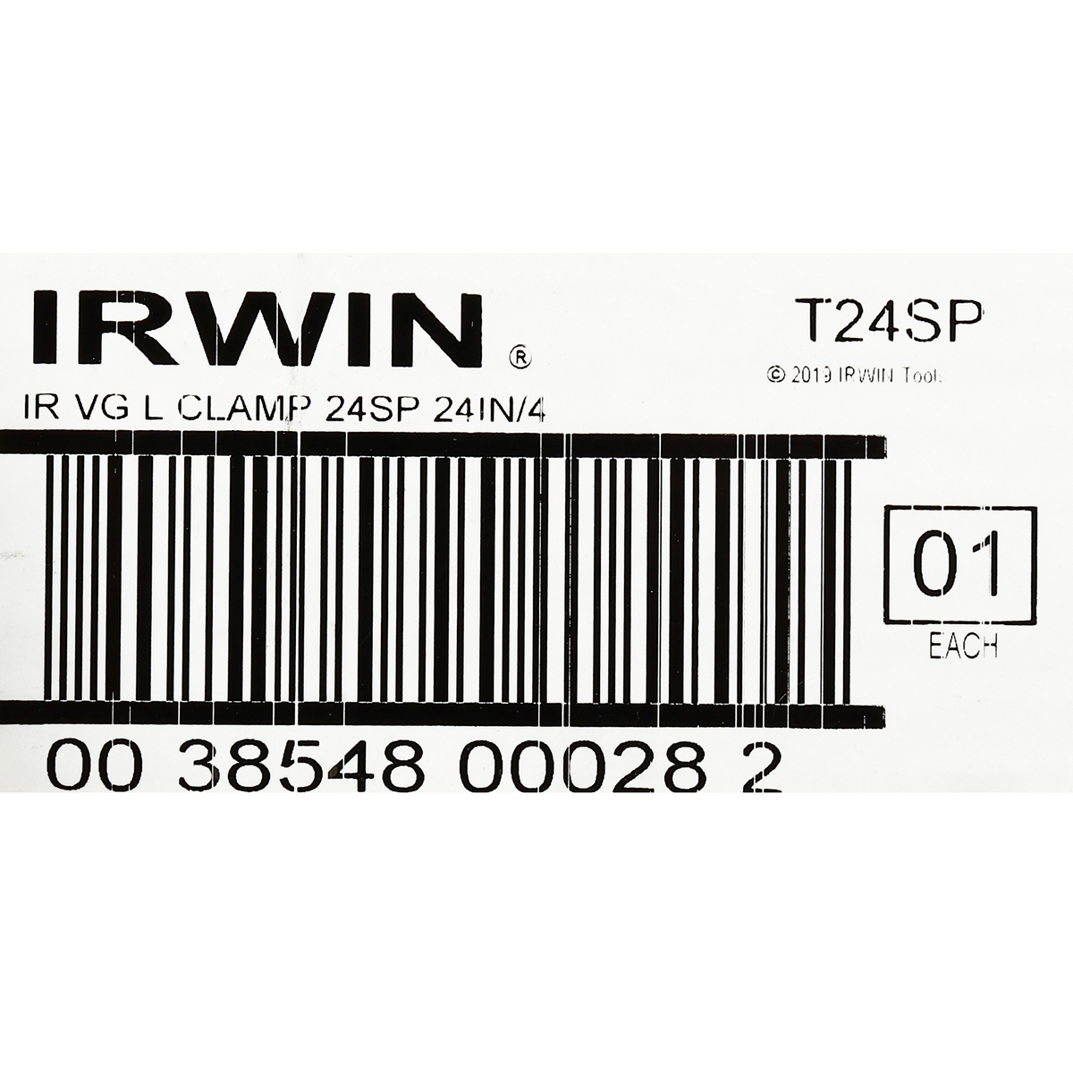 24SP คีมล็อคตัวซี(มีแผ่นรอง) ขนาด 24" IRWIN รุ่น T24SP รูปที่ 4