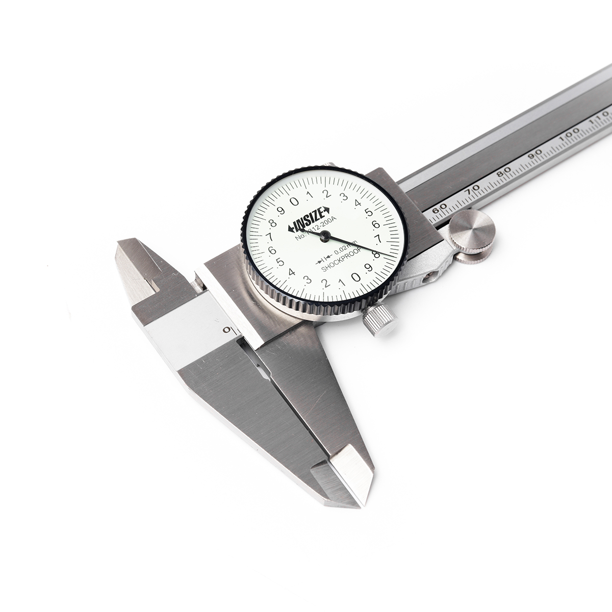 INSIZE Dial Caliper 0-200MM G0.02 Model 1312-200A photo 3