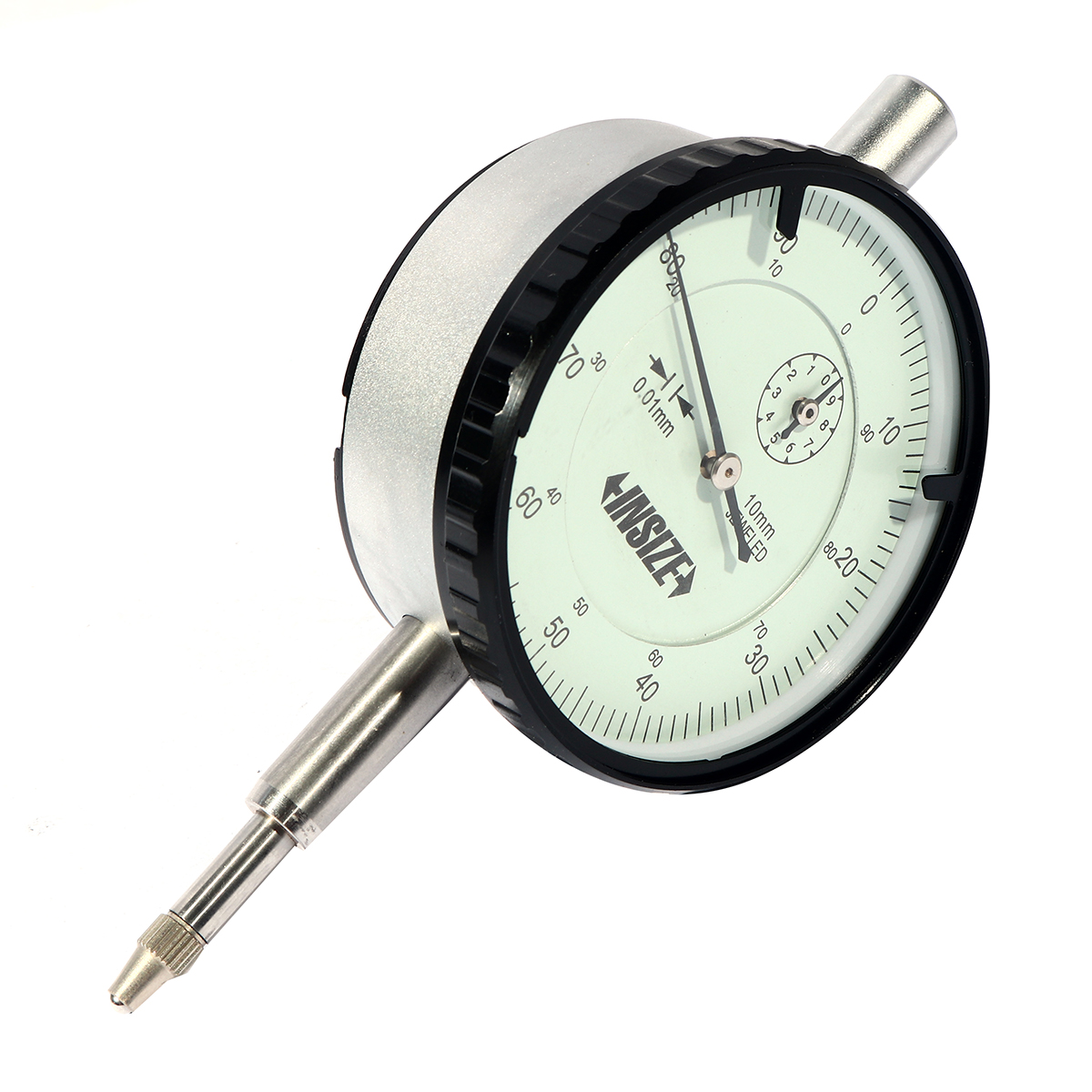 INSIZE Dial Indicator (Flat Back) 10MM/0.01MM Model 2308-10FA photo 2