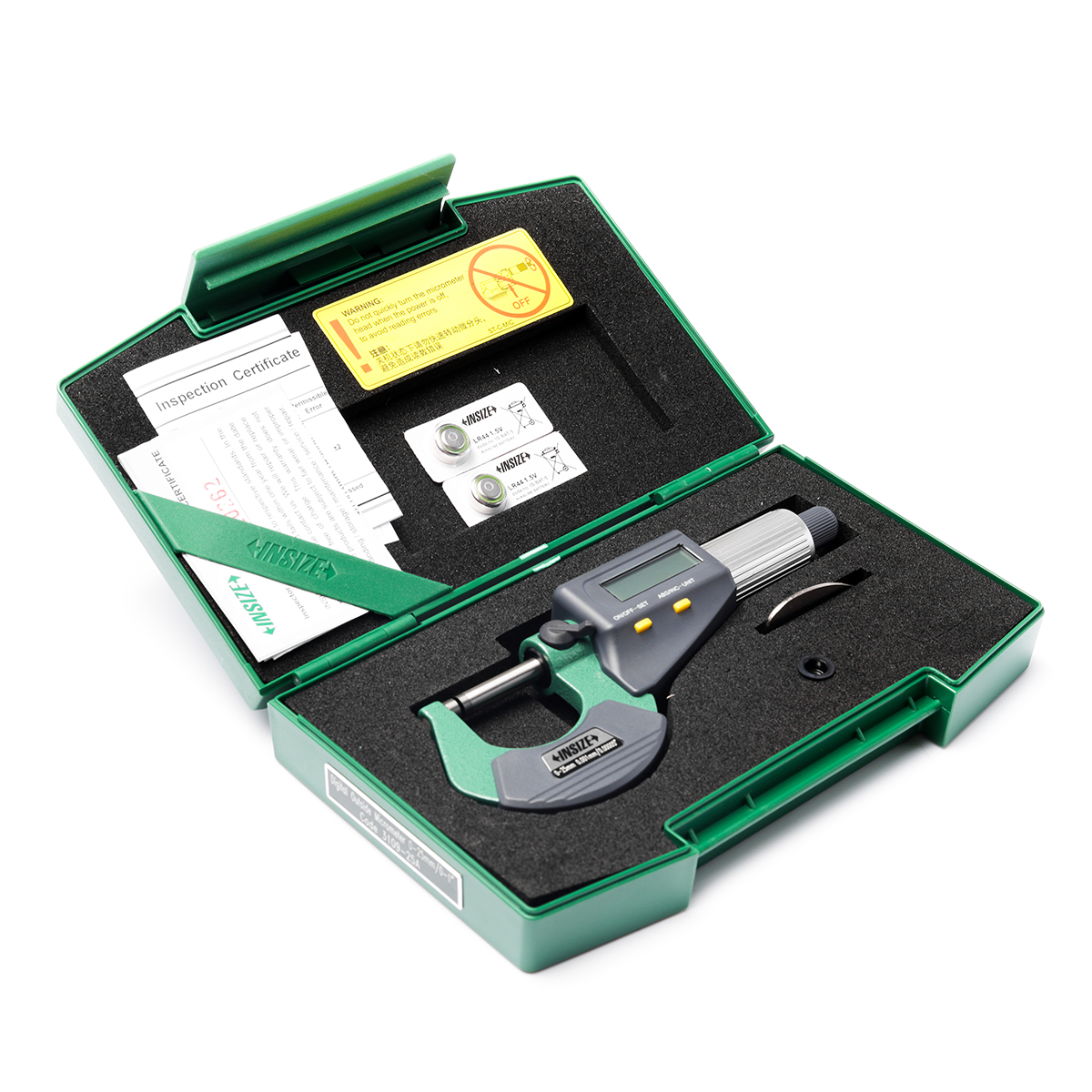 INSIZE Digital Micrometer 0-25MM/0-1" Model 3109-25A photo 4