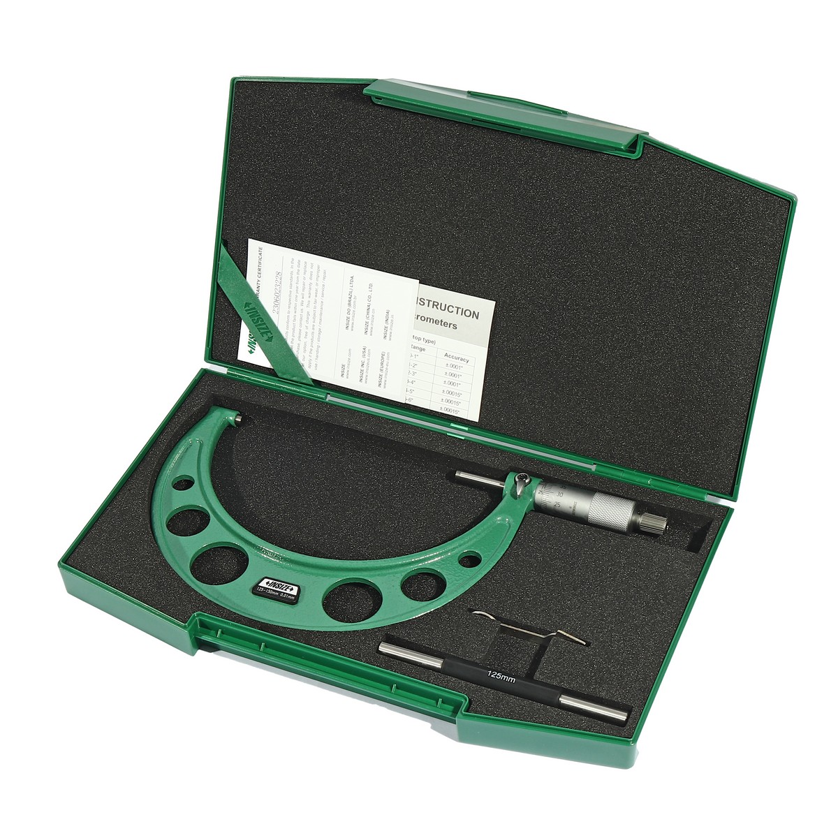 ไมโครมิเตอร์ 125-150MM(G 0.01) INSIZE รุ่น 3203-150A ราคา ฿1,626