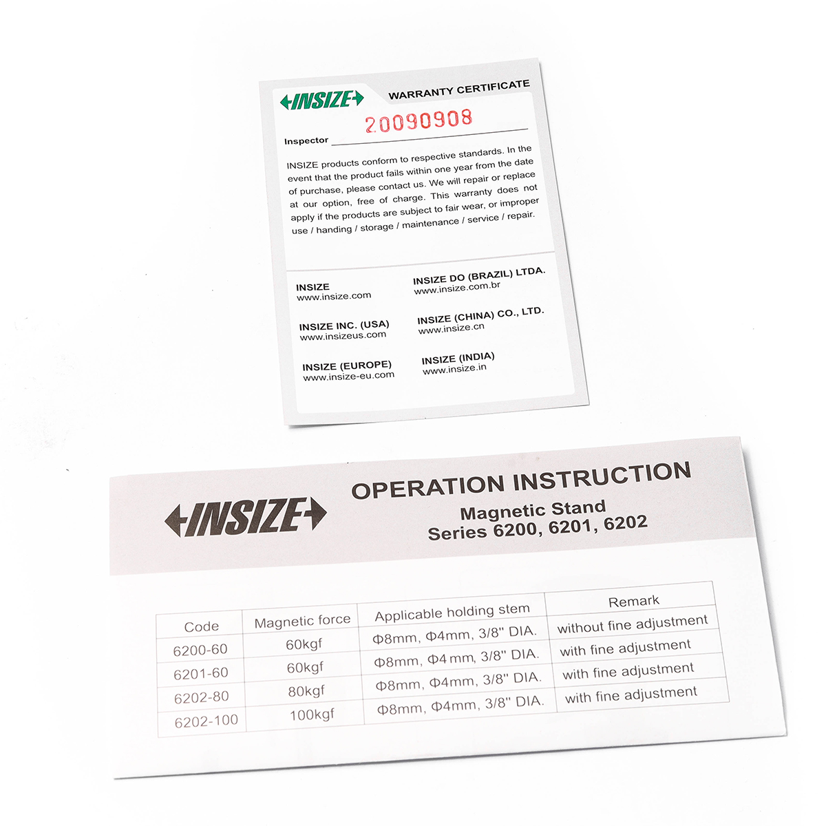 ขาตั้งแม่เหล็ก 60KGF ปรับละเอียด INSIZE รุ่น 6201-60 รูปที่ 4