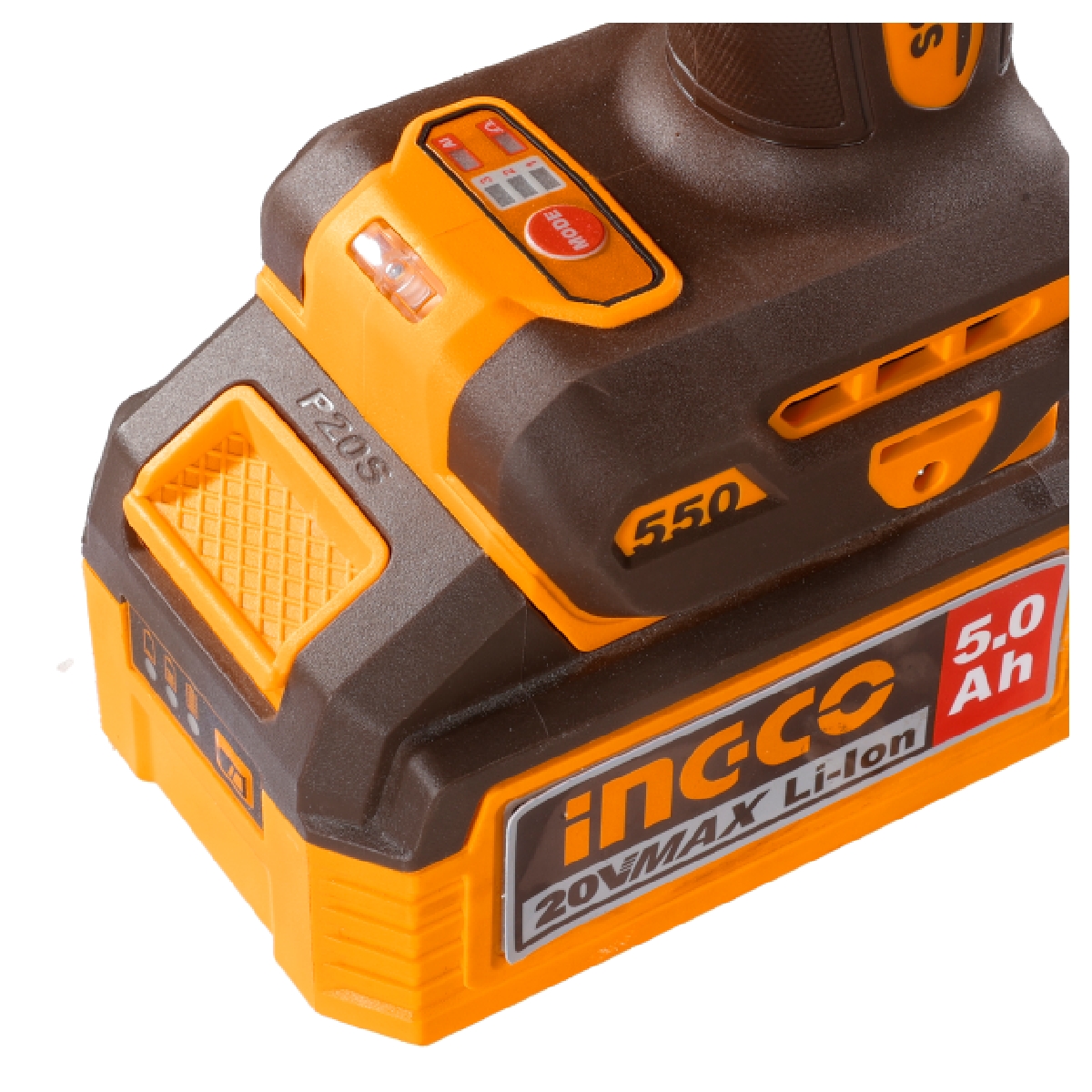 บล็อกไร้สาย 550N.M-ชุดแบต 4.0AH*2 20V-BL INGCO รุ่น CIWLI2055 รูปที่ 3