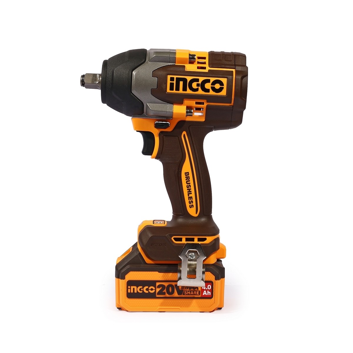 บล็อกไร้สาย 850N.M-ชุดแบต 4.0AH*2 20V-BL INGCO รุ่น CIWLI2085 รูปที่ 4